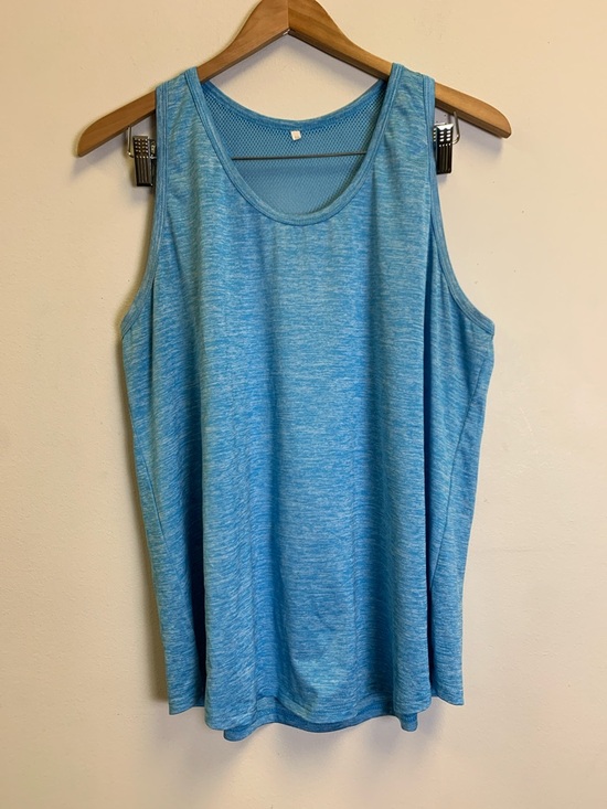 no brand Tops - No brand Women's Light Blue Performance Tank Top - Breathable Activewear